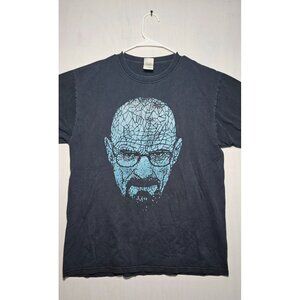 Fruit Of Loom T-Shirt Men's Size Large Short Sleeve Dark Blue 100% Cotton